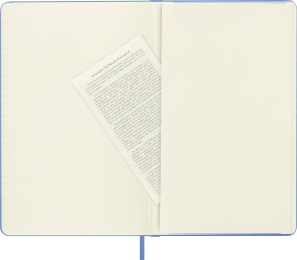 Moleskine Classic Notebook, Large, Ruled, Hydrangea Blue, Hard Cover (5 X 8.25)