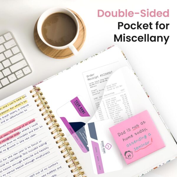 Taja Spiral Journal Notebook for Women, Pretty Hardcover Lined Notebook for Work & Note Taking, Aesthetic Cute Journal for Writing, 140 Pages, 6"x8", Floral