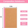 LABUK 60 Pack Notebooks Bulk, A5 Lined Journaling Notebooks Bulk, Rainbow Composition Notebooks Journals, 15 Colors 60 Pages for School Office