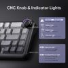 71f43dMc65L._AC_SL1500_.jpg RedThunder K65 Wireless Mechanical Gaming Keyboard, Trip-Modes Connection, Gasket Custom Hot-Swap Keyboard, RGB Backlit, Pre-lubed Linear Switches, Side Printed PBT Keycaps, Gradient Gray
