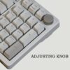 71gB7kyxiWL._AC_SL1500_.jpg FIRSTBLOOD ONLY GAME. AK992 Retro Wired Mechanical Keyboard, 98 Keys Full Layout, Hot-Swappable USB Gaming Keyboard with Red Switches, Multimedia Keys Knob, Blue Backlit, Anti-Ghosting, Grey