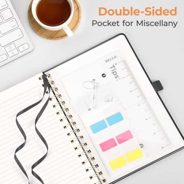 AHGXG Spiral Journal Notebook, 160 Lined Pages, A5 Medium Size (5.7'' x 8.3''), for Men & Women, Journaling, Writing, Work & Office, Hardcover, 100 GSM Thick Paper (Colourful Tree)