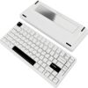 MK INKY75 Mechanical Keyboard with Full Aluminum Wireless Mechanical Gaming MK INKY75 Mechanical Keyboard with Full Aluminum Wireless Mechanical Gaming Keyboard,75% Layout Mechanical Key Board BT/2.4G/USB-C,Hot Swappable,Creamy Sounding,RGB/PP/4000mAh(Almost White)