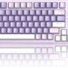 MageGee SKY98 Mechanical Gaming Keyboard, 96% Gasket Hot Swappable Wired MageGee SKY98 Mechanical Gaming Keyboard, 96% Gasket Hot Swappable Wired Custom Creamy Keyboard with 5-Layer Sound Dampening, RGB Backlit, NKRO for Win/Mac (Violet, Violet Switch)