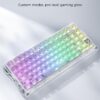 71nLscFjBGL._AC_SL1500_.jpg GravaStar Mercury K1 Lite 75% Gaming Keyboard, 2.4GHz/BT/Wired Tri-Mode Wireless Keyboard, Gasket Hot Swappable Mechanical Keyboard, Pre-lubed Linear Switches, RGB Backlit (Crystal Aurora)
