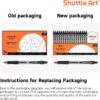 Shuttle Art Black Gel Pens, 36 Pack(18 Gel Pens with 18 Refills) Retractable Medium Point Rollerball Gel Ink Pens Smooth Writing with Comfortable Grip