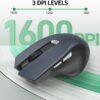 71tXKqlPH0L._AC_SL1500_.jpg acer Wireless Mouse for Laptop, 2.4GHz Computer Mouse 3 Adjustable DPI Office Cordless USB Mice with USBA Receiver, 6 Buttons, 1600 DPI, Medium to Large Sized Hands Compatible with PC, Laptop, Desktop