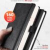 71tqcoTkbDL._AC_SL1500_.jpg AISBUGUR Pocket Notebook, Small Notebook, 2-Pack Total 320 Pages,3.7" x 5.7" Pocket Notebook (2 Pack, Black1)