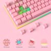 MageGee GT838 Gaming Keyboard and Mouse Combo, 104 Keys RGB Backlit Quiet Wired Keyboards for Laptop PC MAC, with Number Pad, Metal Panel, Anti-Ghosting, Pink