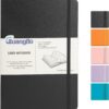 GUANGBO Lined Journal Notebook for Work with 160 Pages, 5.6" GUANGBO Lined Journal Notebook for Work with 160 Pages, 5.6" x 8" Hardcover Notebooks Journals Medium Size for Writing Women Men