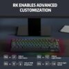 RK ROYAL KLUDGE R75 Wired Mechanical Gaming Keyboard, 75% Hot-Swap Mechanical Keyboard Volume Knob, Soft Pre-lubed Tactile Brown Switch