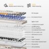 71znFcbRg5L._AC_SL1500_.jpg Wireless Mechanical Keyboard,Gasket Mounted with Creamy Sound,Bluetooth/2.4GHz/USB-C,Custom Hot Swappable,RGB Backlit,75% Compact Layout for Gaming/Typing/Win/Mac/PC (Retro Beige,Linear Switch)