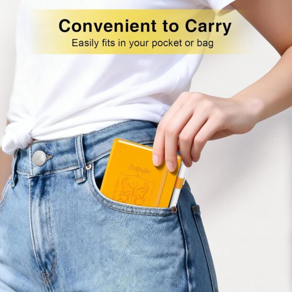 Pocket Small Notebook Journals, 8 Pack (8 Pastel Color) Mini Notebook 3.7x5.7 Journaling Notebooks for Women Men, A6 Hardcover Lined Note Pads with Pens for Work, Business, Travel Journal, Office Supplies