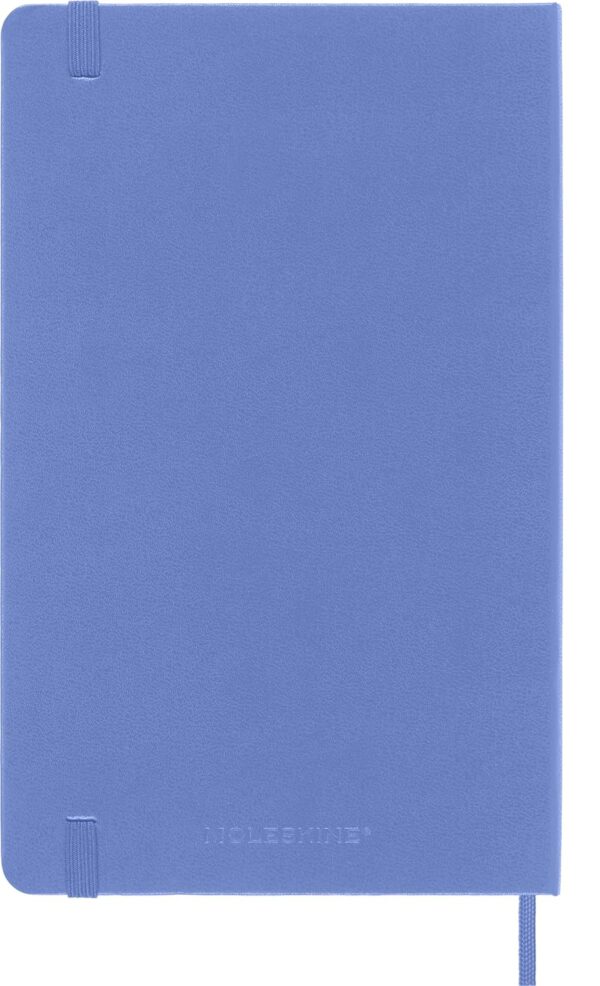Moleskine Classic Notebook, Large, Ruled, Hydrangea Blue, Hard Cover (5 X 8.25)