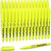 Shuttle Art Yellow Highlighters, 30 Pack Highlighters Bright Colors, Chisel Tip Dry-Quickly Non-Toxic Highlighter markers for Adults Kids Highlighting in Home School Office