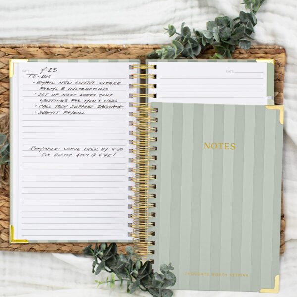 812yUw5P0EL._AC_SL1500_.jpg Aesthetic Thick Spiral Notebook With Tabs - Premium Journal For Women Size B5 - College Ruled Note Book With 300 Lined Pages and Dividers - Perfect For Writing And Staying Organized at Work or School