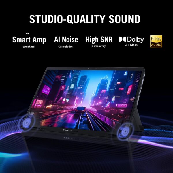 81B5Yu5d9yL._AC_SL1500_.jpg ASUS ROG Flow Z13 2.5K 180Hz 3ms ROG Nebula Touchscreen 13.4" Convertible 2-in-1 Gaming Notebook AMD Ryzen AI MAX+ 395 32GB RAM 1TB SSD Off Black