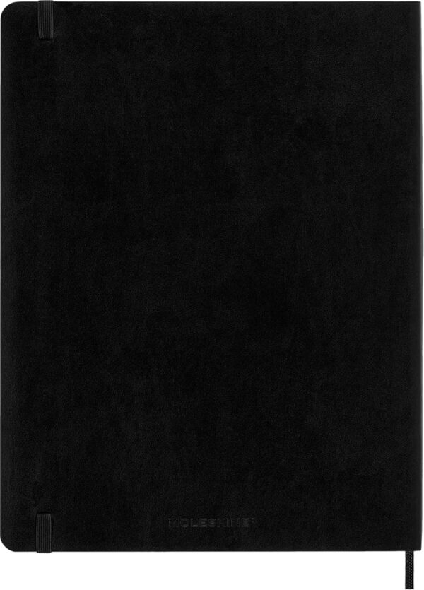 81Hiy4oCnwL._AC_SL1500_.jpg Moleskine Classic Notebook, Soft Cover, XL (7.5" x 9.5") Ruled/Lined, Black, 192 Pages