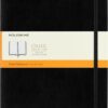 Moleskine Classic Notebook, Soft Cover, XL (7.5" x 9.5") Ruled/Lined, Moleskine Classic Notebook, Soft Cover, XL (7.5" x 9.5") Ruled/Lined, Black, 192 Pages