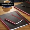 Black n' Red Business Notebooks, 3 Pack, Soft Cover, Twin Wire, 70 Sheets, 11" x 8-1/2", Black (400161060)