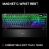 81KkfyyA9GL._AC_SL1500_.jpg SteelSeries Apex Pro HyperMagnetic Gaming Keyboard — Adjustable Actuation — OLED Screen — RGB – USB Passthrough