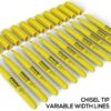81KtQsRSIKL._AC_SL1500_.jpg INTUNO Yellow Highlighters, 120 Count, Chisel tip, Suitable for Office Supplies, School Supplies, and Home Office Essentials