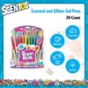 81M5w5aX4rS._AC_SL1500_.jpg Scentos Scented Gel Pens - 24-Count - Assorted Color Pens for Kids or Adults in Sugar Rush Candy Scents - Cool Writing & Journaling Gift Idea