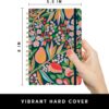 PAPERAGE Lined Spiral Journal Notebook, (Cherry Blossom/Fruit), 160 Pages, Hardcover Journal for Women & Men, Medium 5.5 in x 8 in - 100 GSM, Thick Paper, Spiral Notebook for Work, School & Journaling