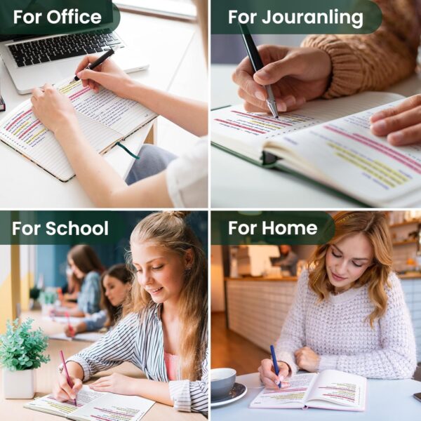 Taja Lined Journal Notebook for Women & Men, Hardcover Leather Journal for writing, A5 College Ruled Notebook for Work & Note Taking, Perfect for Office School Home Supplies, 160 Pages, Butterfly