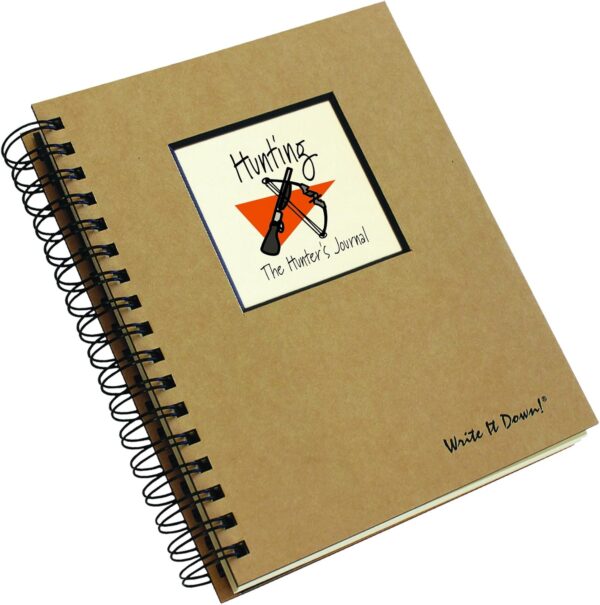 81cPDcENTsL._AC_SL1500_.jpg Write it Down series by Journals Unlimited, Guided Journal, Hunting, The Hunter's Journal, Full-size 7.5"x 9", Kraft Hard Cover, Made in USA