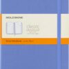 Moleskine Classic Notebook, Large, Ruled, Hydrangea Blue, Hard Cover (5 X 8.25)