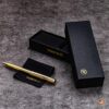 Customized Gold Luxury ballpoint pen, fancy gift set for women, Real 24K Gold Plating, Professional executive pen gift set for men (Lux Custom-BallPoint Gld)