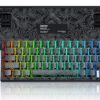 Womier M68 HE V2 Rapid Trigger Keyboard 60% Percent, Hall Effect Topographic Gaming Keyboard, Wired RGB Custom Mechanical Key Board with Magnetic Switch, PBT Keycaps for Mac/Win (Black)