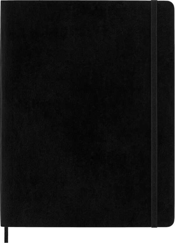 81l3VXh4MrL._AC_SL1500_.jpg Moleskine Classic Notebook, Soft Cover, XL (7.5" x 9.5") Ruled/Lined, Black, 192 Pages