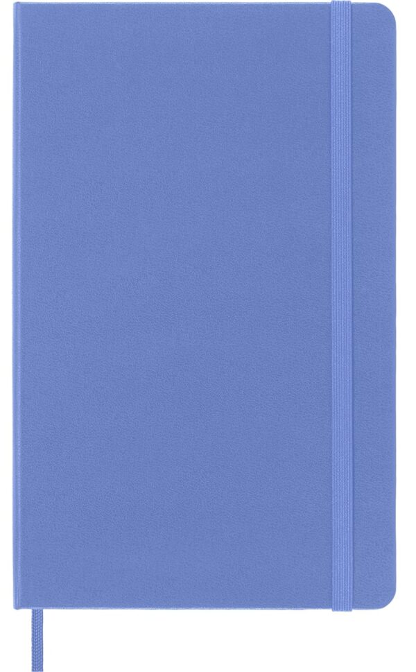 Moleskine Classic Notebook, Large, Ruled, Hydrangea Blue, Hard Cover (5 X 8.25)