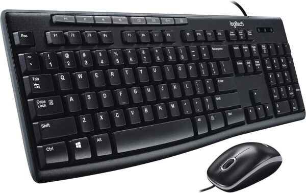 81vnDA-VZ7L._AC_SL1500_.jpg Logitech MK200 Media Combo Wired Keyboard and Mouse, Full-Size Keyboard with Easy-Access Media Controls, High-Definition Optical Mouse, Plug and Play USB Connection – Black