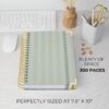 81xOFr-ZSPL._AC_SL1500_.jpg Aesthetic Thick Spiral Notebook With Tabs - Premium Journal For Women Size B5 - College Ruled Note Book With 300 Lined Pages and Dividers - Perfect For Writing And Staying Organized at Work or School