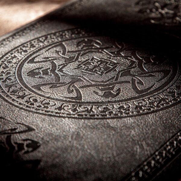 CAGIE Lined Journal for Men Soft Cover Notebook Leather Journals for Writing, 180 Lay Flat Vintage Mens Journal Personal Diary, 5.7'' X 8.3'', Black