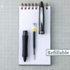 PILOT Dr. Grip FullBlack Refillable & Retractable Ballpoint Pen, Medium Point, Black Ink, Single Pen (36193)- Ideal for School, Journaling & Office Writing